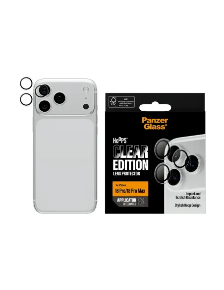 PanzerGlass ® Hoops® Camera Lens Protector Transparent iPhone 18 Pro | 18 Pro Max Protector de pantalla 1 pieza(s)