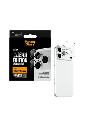 PanzerGlass ® Hoops® Camera Lens Protector Transparent iPhone 18 Pro | 18 Pro Max Protector de pantalla 1 pieza(s)