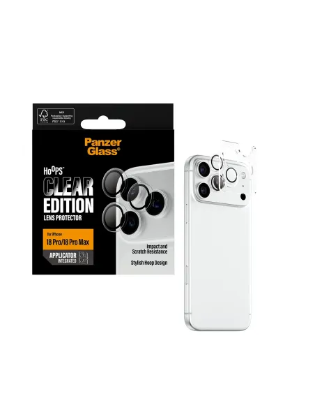 PanzerGlass ® Hoops® Camera Lens Protector Transparent iPhone 18 Pro | 18 Pro Max Protector de pantalla 1 pieza(s)
