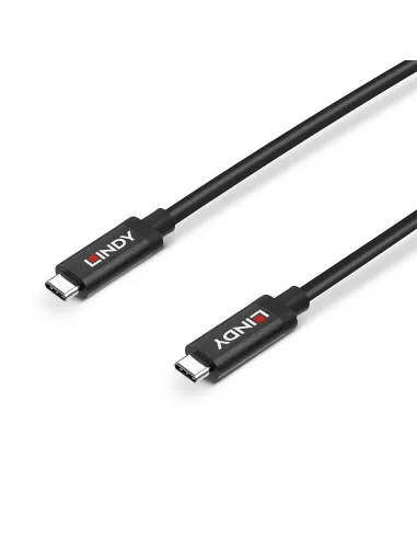Lindy 43348 cable USB USB 3.2 Gen 2 (3.1 Gen 2) 3 m USB C 10 Gbit s 60 W Negro