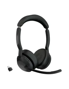 Jabra Evolve2 55 Auriculares Inalámbrico Diadema Oficina Centro de llamadas USB Tipo C Bluetooth Base de carga