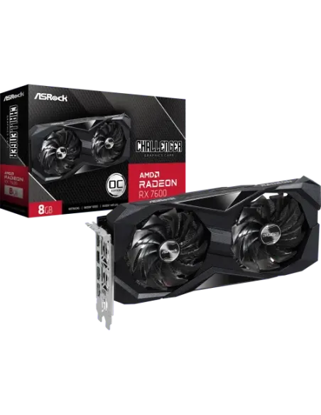 Asrock Challenger 90-GA41ZZ-00UANF tarjeta gráfica AMD Radeon RX 7600 8 GB GDDR6