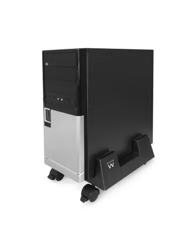 Ewent EW1290 soporte de CPU Carro para equipo informático Negro