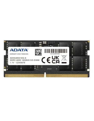 Memoria ram ddr5 16gb adata sodimm 4800mhz