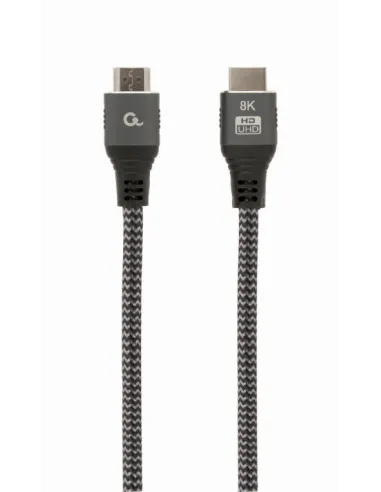 CABLE TRENZADO HDMI 2.1 8K 60HZ GEMBIRD SELECT PLUS SERIES CON ETHERNET 3M NEGRO