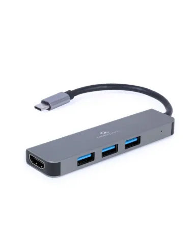 ADAPTADOR MULTIPUERTO GEMBIRD USB TIPO C 2 EN 1 HUB , HDMI