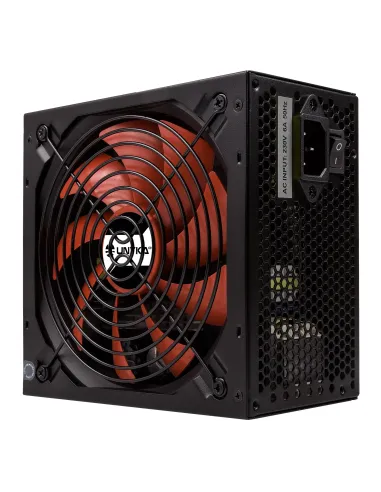 UNYKAch UK210551 unidad de fuente de alimentación 550 W 20+4 pin ATX ATX Negro, Rojo