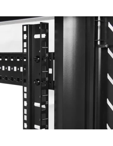 StarTech.com Armario Rack para Servidores 32U 19" 4 Columnas - Rack de Servidores con Cerradura y Seguro - Rack con Ruedas y