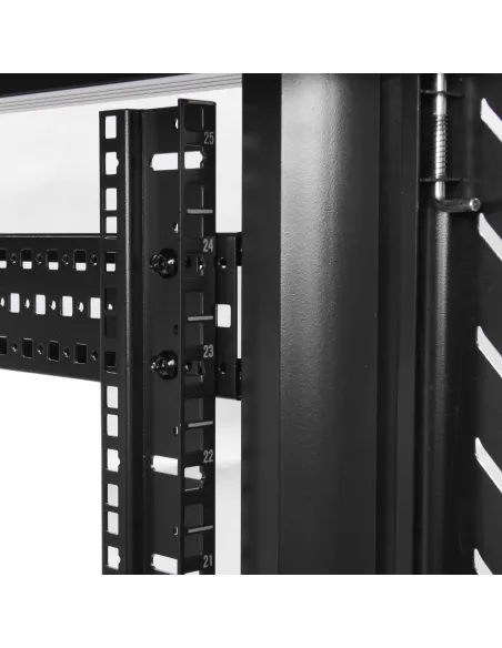 StarTech.com Armario Rack para Servidores 32U 19" 4 Columnas - Rack de Servidores con Cerradura y Seguro - Rack con Ruedas y