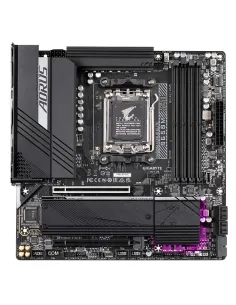 GIGABYTE B650M AORUS ELITE Placa base - Compatible con procesadores AMD Ryzen 9000, VRM de 12+2+2 fases, hasta 8000 MHz DDR5, 2