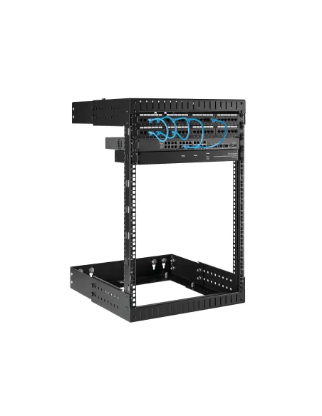 StarTech.com Rack de Servidores Abierto de 15U de Pared - de 19 Pulgadas - de 2 Columnas - de Profundidad Ajustable - para