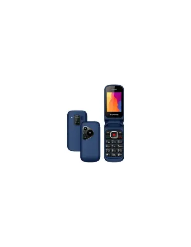 Teléfono Móvil Sunstech CELT24 para Personas Mayores/ Azul