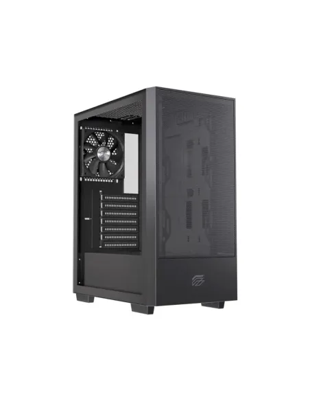 Caja ordenador gaming einarex p100 core atx cristal templado negra