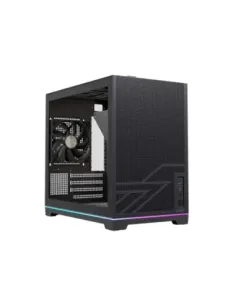 Caja ordenador gaming einarex pm300 core matx cristal templado negra