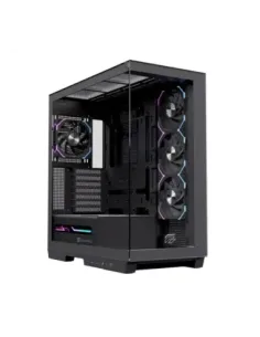 Caja ordenador gaming einarex z1k rgb atx cristal templado negra