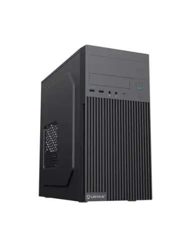 Caja ordenador semitorre unykach c260 matx negra 500w
