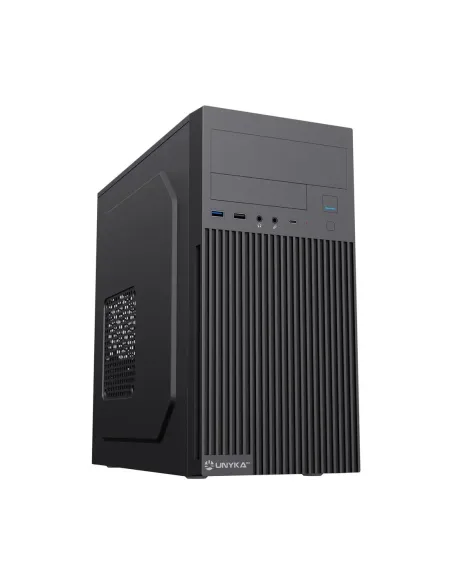 Caja ordenador semitorre unykach c260 matx negra 500w