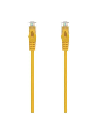 AISENS Cable de Red Latiguillo RJ45 LSZH Cat.6A 500 Mhz UTP AWG24, Amarillo, 25CM