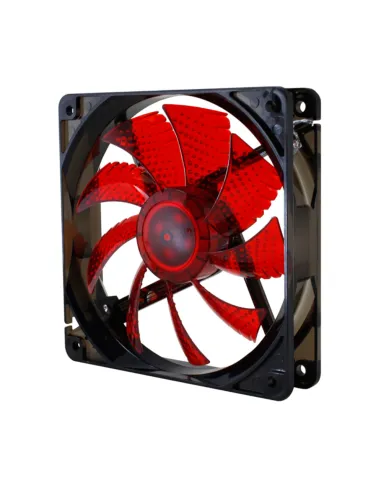 NOX Coolfan 120 LED Carcasa del ordenador Ventilador 12 cm Negro, Rojo