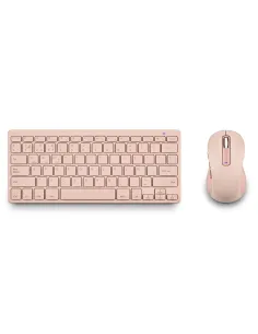 NGS FANTASY (AZERTY, FR) teclado Ratón incluido Universal RF Wireless + Bluetooth Francés Rosa