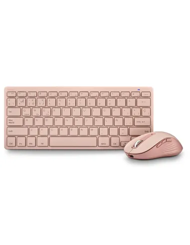 NGS FANTASY (AZERTY, FR) teclado Ratón incluido Universal RF Wireless + Bluetooth Francés Rosa