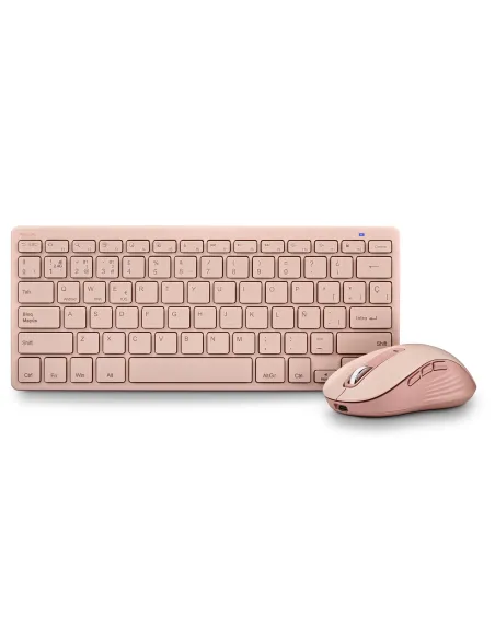 NGS FANTASY (AZERTY, FR) teclado Ratón incluido Universal RF Wireless + Bluetooth Francés Rosa