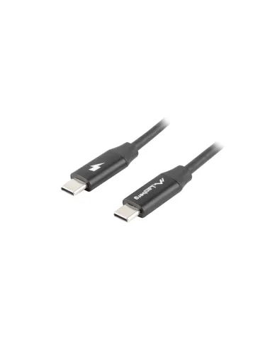 CABLE USB LANBERG 2.0 MACHO/USB C MACHO QUICK CHARGE 4.0 1.8M NEGRO