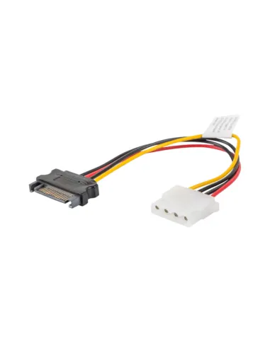 CABLE ALIMENTACION LANBERG MOLEX HEMBRA/SATA MACHO 15CM