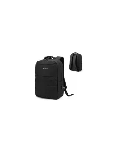 Mochila Subblim Compact Backpack 15L para Portátiles hasta 15.6"/ Repelente al agua/ Cinta para Trolley/ Negra