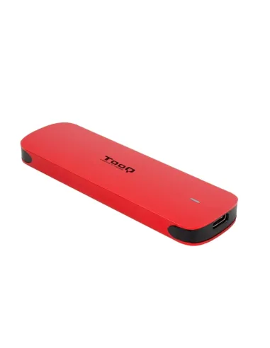 TooQ Caja externa para SSD M.2 NVMe, Rojo