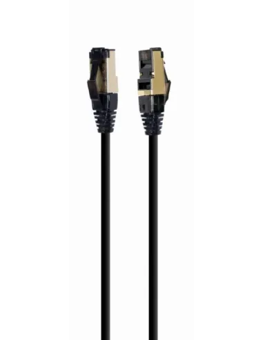 CABLE RED S-FTP GEMBIRD  CAT 8 LSZH NEGRO 1 M