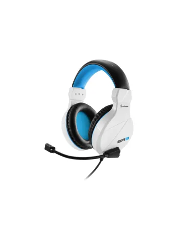 AURICULARES GAMING SHARKOON RUSH ER3 BLANCO MICROFONO ALAMBRICO