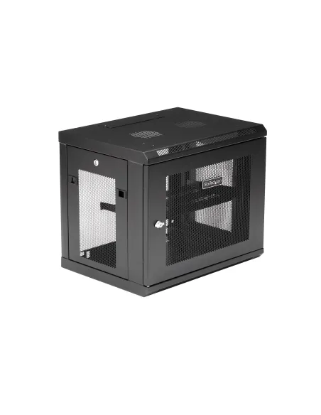 StarTech.com Armario Rack de Pared para Servidores 9U 19"2 Columnas y Estante 1U - Rack de Servidores de Montaje en Pared -