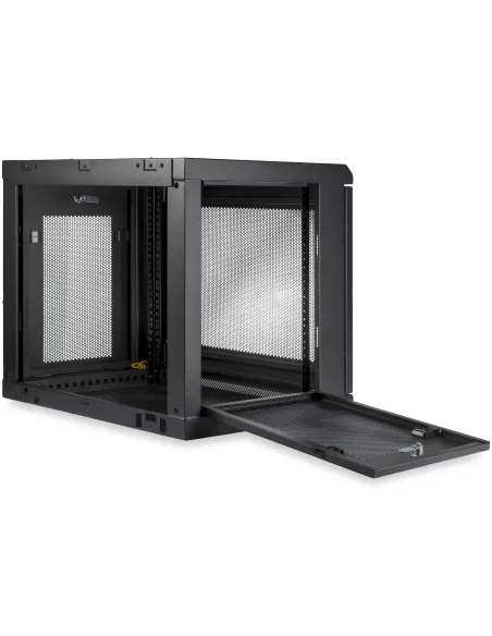 StarTech.com Armario Rack de Pared para Servidores 9U 19"2 Columnas y Estante 1U - Rack de Servidores de Montaje en Pared -