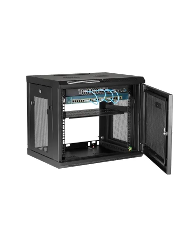 StarTech.com Armario Rack de Pared para Servidores 9U 19"2 Columnas y Estante 1U - Rack de Servidores de Montaje en Pared -