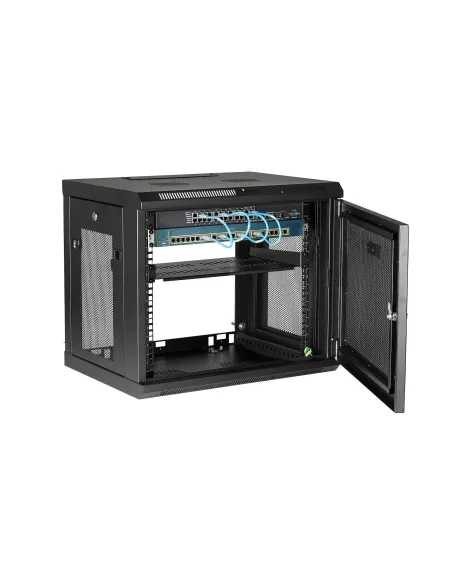 StarTech.com Armario Rack de Pared para Servidores 9U 19"2 Columnas y Estante 1U - Rack de Servidores de Montaje en Pared -