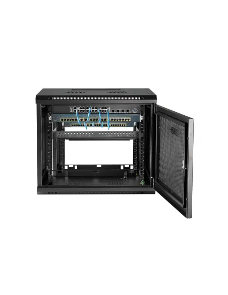 StarTech.com Armario Rack de Pared para Servidores 9U 19"2 Columnas y Estante 1U - Rack de Servidores de Montaje en Pared -