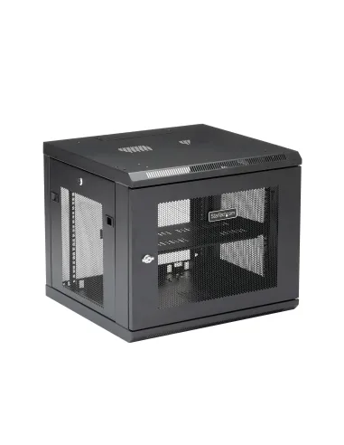 StarTech.com Armario Rack de Pared para Servidores 9U 19"4 Columnas y Estante 1U - Rack de Servidores de Montaje en Pared -