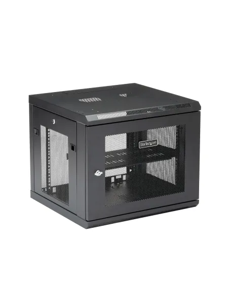 StarTech.com Armario Rack de Pared para Servidores 9U 19"4 Columnas y Estante 1U - Rack de Servidores de Montaje en Pared -