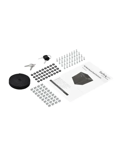 StarTech.com Armario Rack de Pared para Servidores 9U 19"4 Columnas y Estante 1U - Rack de Servidores de Montaje en Pared -