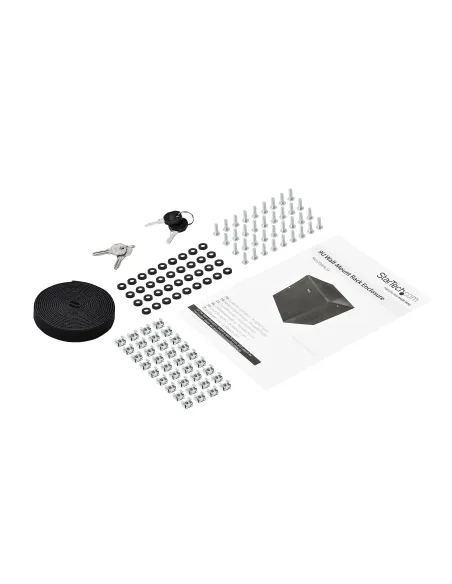 StarTech.com Armario Rack de Pared para Servidores 9U 19"4 Columnas y Estante 1U - Rack de Servidores de Montaje en Pared -