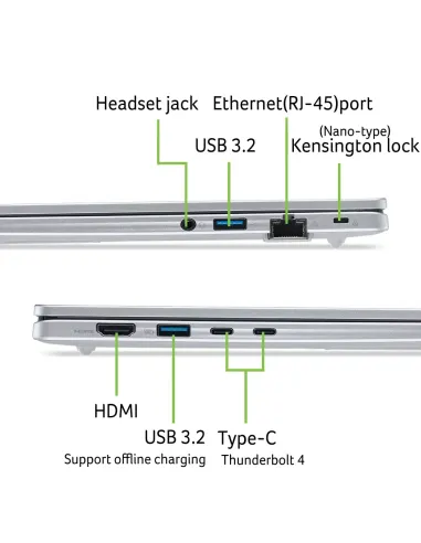 Acer TravelMate P2 14 AI Portátil TMP214-57-TCO TMP214-57-TCO-55JR