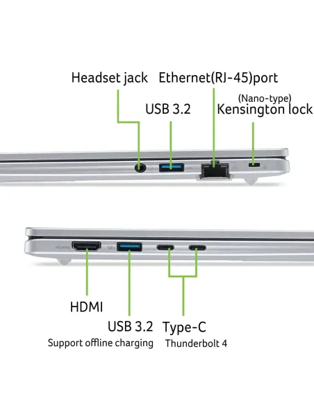 Acer TravelMate P2 14 AI Portátil TMP214-57-TCO TMP214-57-TCO-55JR