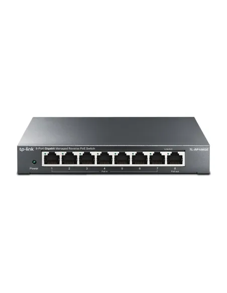 TP-Link Omada TL-RP108GE switch Gestionado L2 Gigabit Ethernet (10 100 1000) Energía sobre Ethernet (PoE) Negro