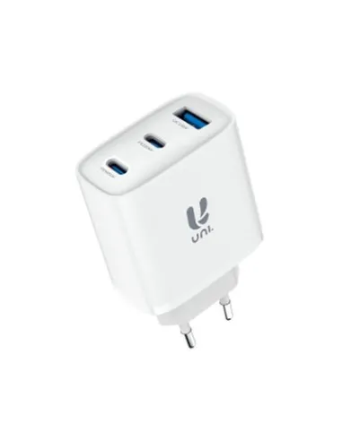 CARGADOR UNI TRIPLE TIPO C DOBLE USB A 65W