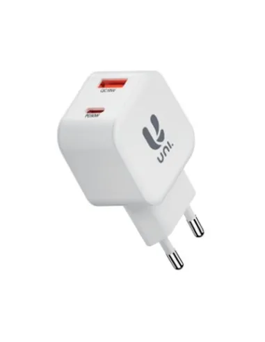 CARGADOR UNICO 2USB A+C PD3.0 30W