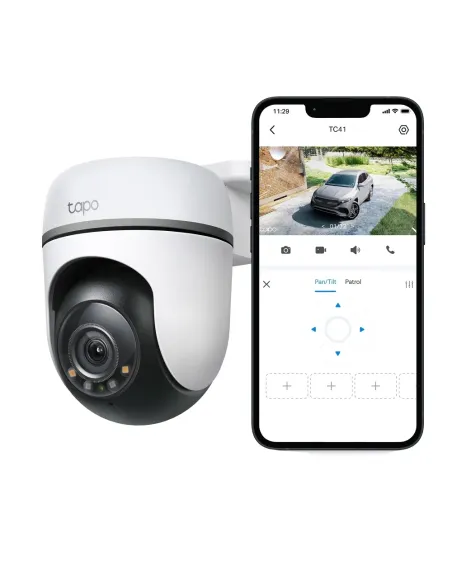 TP-Link Tapo TC41 V2 Esférico Cámara de seguridad IP Interior y exterior 2304 x 1296 Pixeles Techo Pared Poste