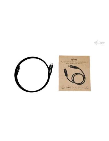 i-tec Thunderbolt 4 USB4 Class Pro Cable 240W with LCD (40 Gbps, 150 cm)
