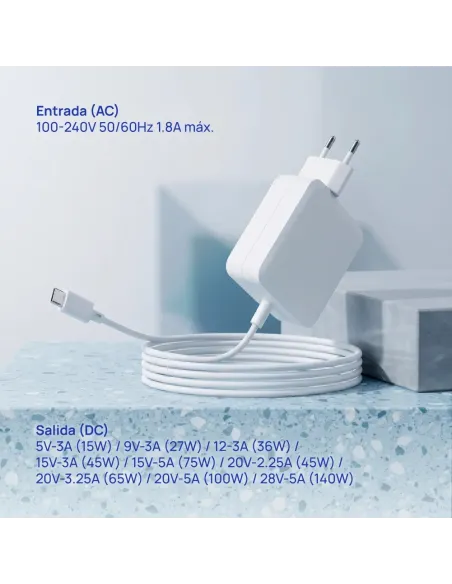 iggual Cargador portátil tipo C 140W MacBook