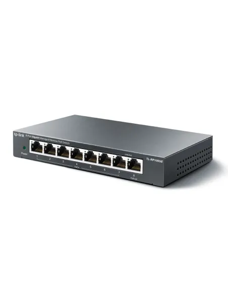 TP-Link Omada TL-RP108GE switch Gestionado L2 Gigabit Ethernet (10 100 1000) Energía sobre Ethernet (PoE) Negro